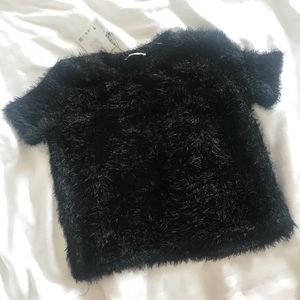 NWT ZARA ❣️ Fuzzy Top